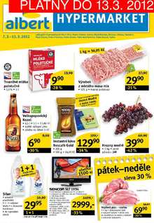 akční leták Albert 7.3.2012-13.3.2012