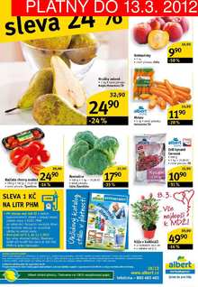 akční leták Albert 7.3.2012-13.3.2012