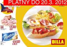 akční leták BILLA 7.3.2012-20.3.2012