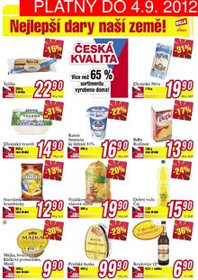 akční leták BILLA 29.8.2012-4.9.2012