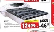 Postel, se sendvičovou matrací a pevným roštem