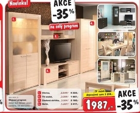 Obývací program, sleva 35pp na celý program