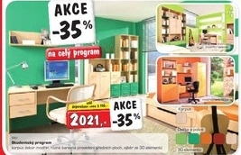 Studenský program sleva 35pp na celý program, více barevných 