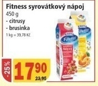 Fitness syrovátkový nápoj