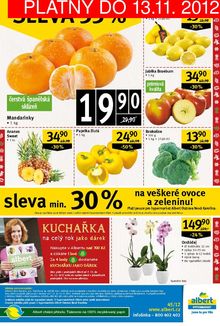 akční leták Albert 7.11.2012-13.11.2012