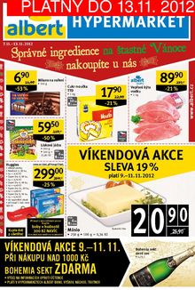 akční leták Albert 7.11.2012-13.11.2012