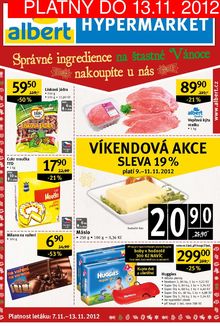 akční leták Albert 7.11.2012-13.11.2012