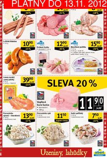 akční leták Albert 7.11.2012-13.11.2012