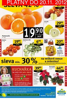 akční leták Albert 14.11.2012-20.11.2012