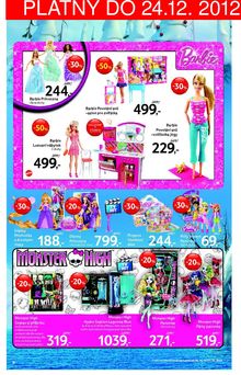 akční leták Tesco 28.11.2012-24.12.2012