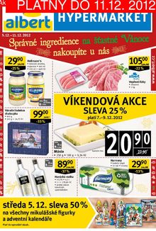 akční leták Albert 5.12.2012-11.12.2012