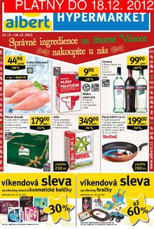 akční leták Albert 12.12.2012-18.12.2012