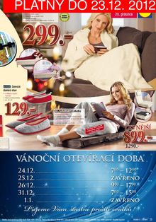 akční leták Lidl 17.12.2012-23.12.2012
