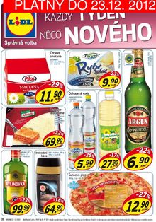 akční leták Lidl 17.12.2012-23.12.2012