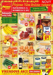 akční leták Penny Market 21.12.2012-24.12.2012