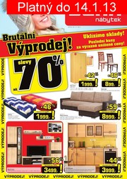 akční leták Jena nábytek 1.1.2012-14.1.2013