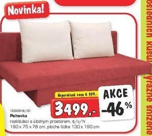 Pohovka rozkládací