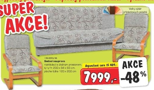 Sedací souprava, s úložným prostorem