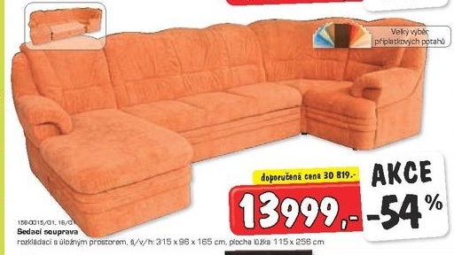 Sedací souprava, s úložným prostorem