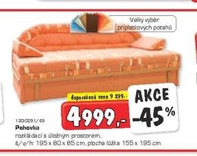 Pohovka, rozkládací 