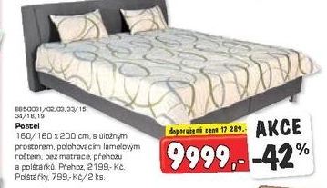 Postel s úložným prostorem