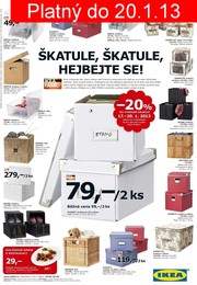 akční leták IKEA 17.1.2013-20.1.2013