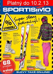 akční leták Sportisimo 31.1.2013-10.2.2013