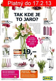 akční leták IKEA 14.2.2013-17.2.2013