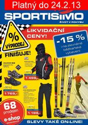 akční leták Sportisimo 14.2.2013-24.2.2013