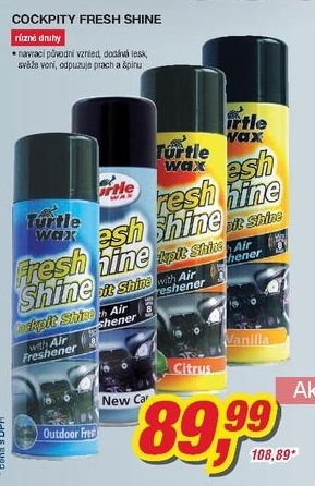 Cockpity Fresh Shine, různé druhy