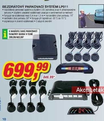 Bezdrátový parkovací systém LP011