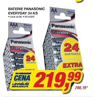 Panasonic Everyday, baterie 24 kusů