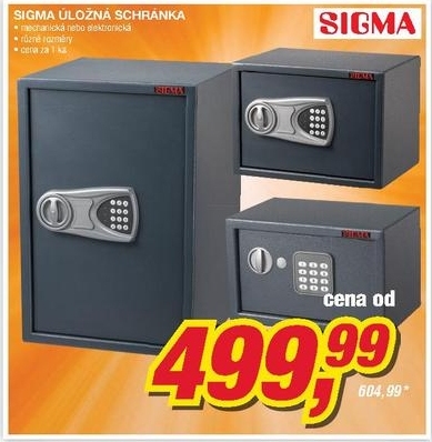 Sigma, úložná schránka