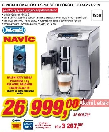 Delonghi ECAM 26.455M, plnoautomatické espreso