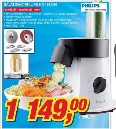 Philips HR 1387/80, salátovač