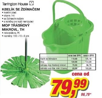 Tarrington House, kbelík se ždímačem