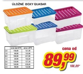 Quasar, úložný box