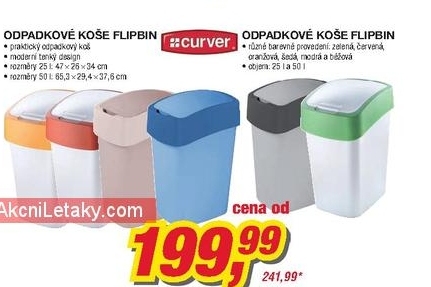 Curver Flipbin, odpadkový koš
