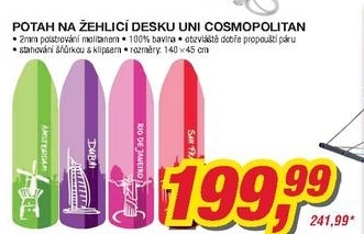 Potah na žehlící desku UNI Cosmopolitan