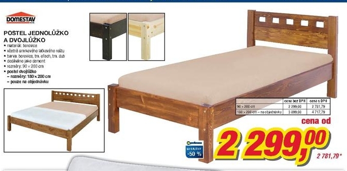 Domestav, jednolůžko