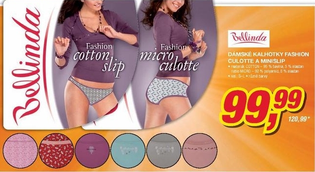 Bellinda, dámské kalhotky Fashion Culotte a Minislip