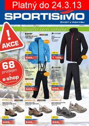 akční leták Sportisimo 14.3.2013-24.3.2013