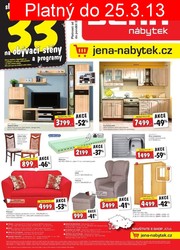 akční leták Jena nábytek 19.3.2013-25.3.2013
