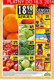akční leták Albert 12.3.2014-18.3.2014
