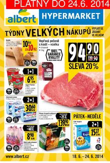 akční leták Albert 18.6.2014-24.6.2014