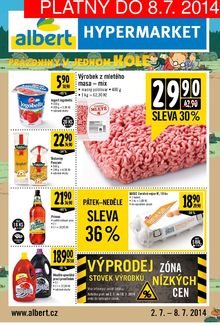 akční leták Albert 2.7.2014-8.7.2014