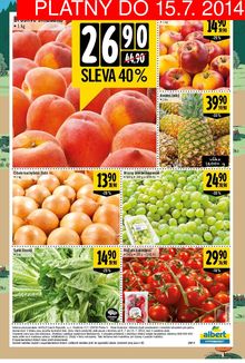 akční leták Albert 9.7.2014-15.7.2014