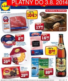 akční leták Lidl 28.7.2014-3.8.2014