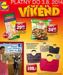 akční leták Lidl 28.7.2014-3.8.2014
