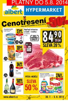 akční leták Albert 30.7.2014-5.8.2014